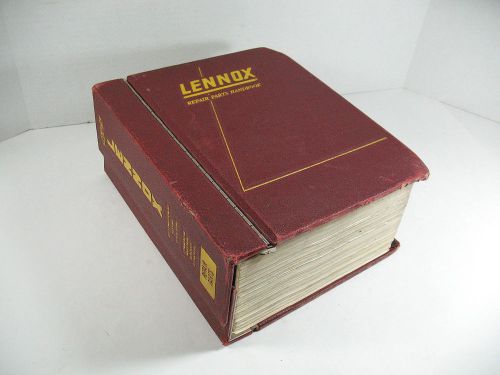 LENNOX REPAIR PARTS HANDBOOK 60&#039;S 70&#039;S