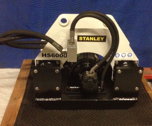 *nice* stanley hs6000, hydraulic, vibratory, plate compactor, hoe pac for sale