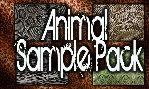 Animal Sample Pack-  Hydrographics / Water transfer printing Film