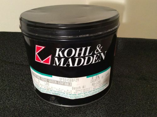 Kohl &amp; Madden Quality Printing Inks, Offset, Pantone 5545 Green Coatable, 2003
