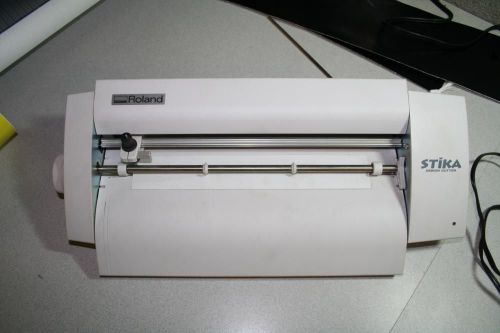 Roland Stika SV-12 Vinyl Cutter Machine System Great Shape 12&#034; Signs Graphics