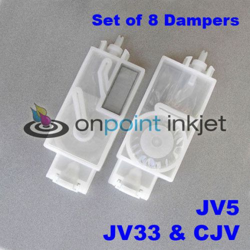 Damper for Mimaki JV5, JV33 &amp; CJV - Set of 8 - Ships from USA!