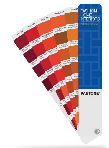PANTONE FASHION HOME + INTERIORS colour guide. Latest guide with ALL colours