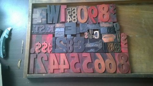 Letterpress Wood &amp; Brass Type Collage