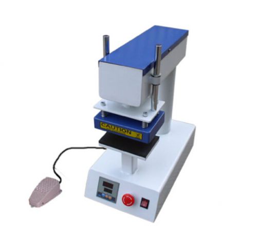 New small 6&#034;x8&#034; pneumatic auto heat press transfer machine for sticker label for sale