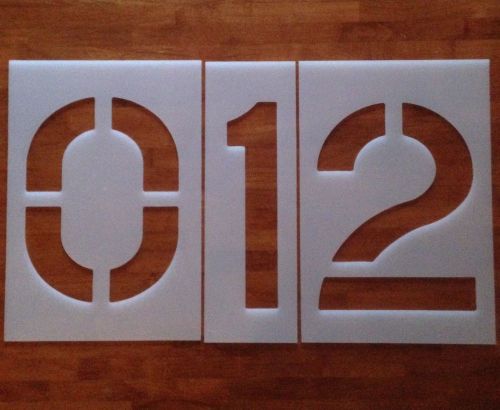 CH HANSON #70358 Reusable Stencil Number Kit, 12&#034;x9&#034; (30.48cm x 22.86cm)