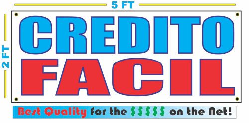 CREDITO FACIL Full Color Banner Sign NEW XXL Size Best Quality for the $ CAR LOT