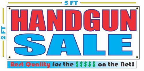 HANDGUN Banner Sign NEW Larger Size Best Quality for The $$$ Pistol Automatic