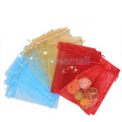 15pcs Wedding Favor Organza Bag Gift Bags Jewelry Pouch Candy Package Party Xmas