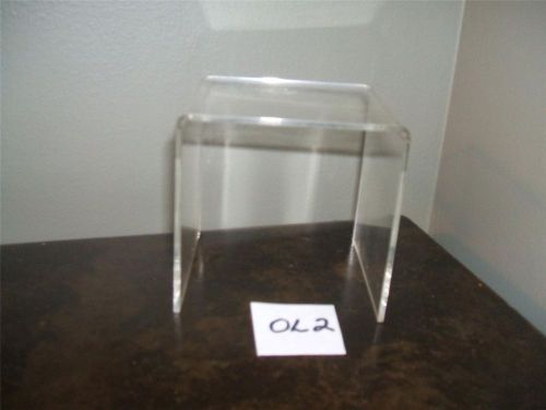 Acrylic riser display lot of 4 size 4 x 4 x 4 inches                  ol2 - 67 for sale