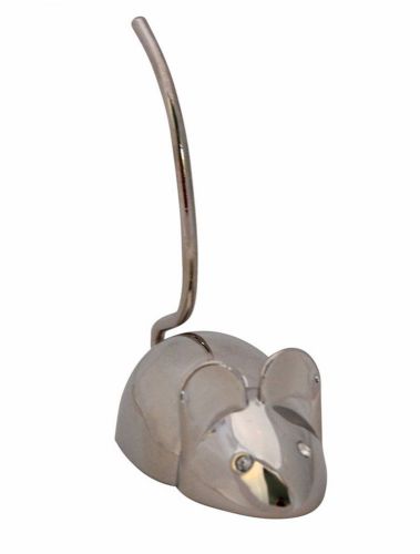 Sliver Plated mouse with Diamanti Eyes &amp; Long Tail  Ring Holder