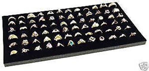 Black Foam 72 Ring Display Jewelry Pad Insert Counter-Top Displays Rings