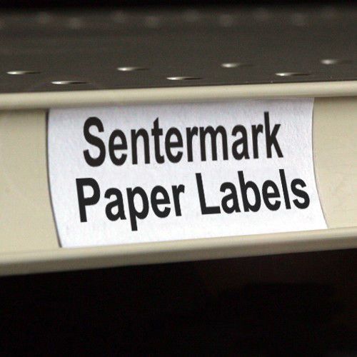 White Printable Insert Labels for Shelves/Holders 4&#034;x1.25&#034; -20 sheets/320 Labels