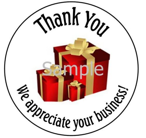 THANK YOU - CHRISTMAS PRESENTS #10 ~  1&#034; STICKER / SEAL LABELS