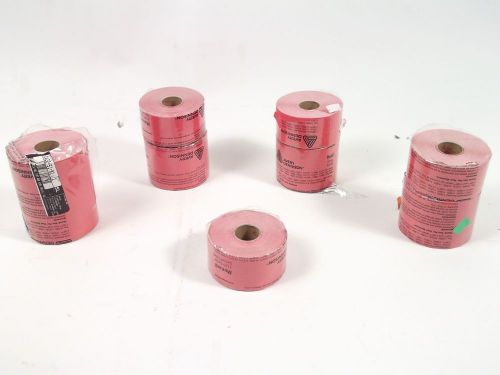 Lot of 22 avery monarch paxar 1100 series fg-1131 ( red ) 10 roll labels 1131 for sale