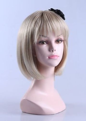 Model 93 Female Realistic Mannequin Head 17&#034; Tall for Wig  Hat  Jewelry Display