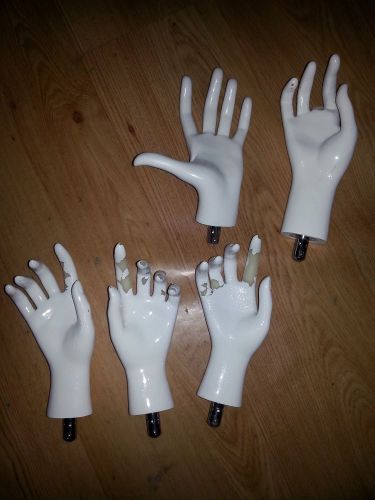 5 Mannequin Hands