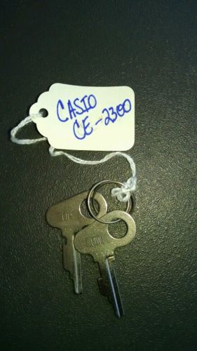 Casio CE-2300 OP-A02 &amp; OW A08 Cash Register Keys