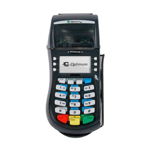 Hypercom T4230 Wireless or Dialup Credit Card Terminal GPRS/Analog W/power cable