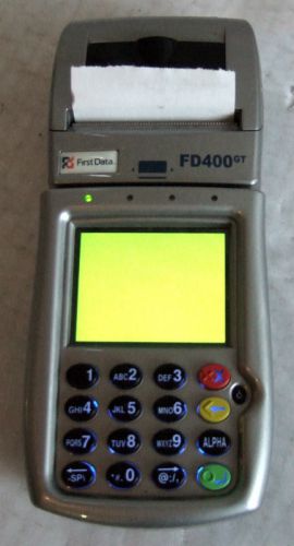 First Data FD400 GT / FD400GT   No Power Supply ** TAMPERED**