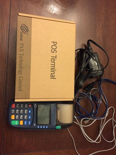 PAX S80 DIAL ETHERNET DUAL COMM CREDIT CARD TERMINAL NEW
