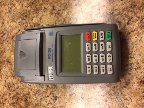 Fd 100 credit card processing machine with built-in thermal printer for sale
