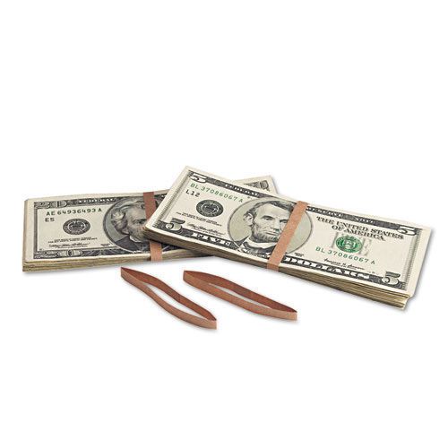 Blank Paper Bill Bands Brown. Sold as Box of 1,000