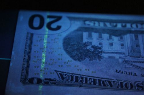 USA Countertec 110V UV Light Counterfeit Money Detector