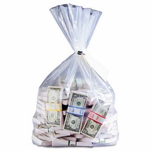 Mmf Industries Currency Deposit Bags, 12 x 20, Clear, 100/Box (MMF206410520)