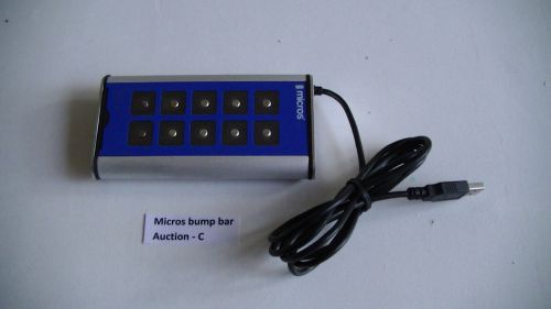 Micros 10 key KDS kitchen display Bump Bar Bumpbar MBB-10 (Auction #C)