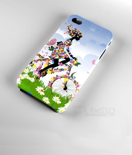 New Design Flower Lawn Bike Sign 3D iPhone Case Cover