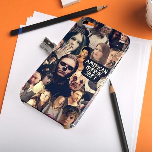 American Horror Story Vintage Collage Face iPhone A108 Samsung Galaxy Case