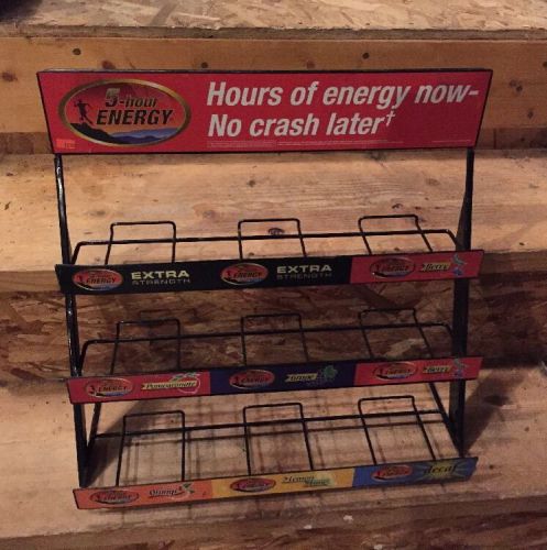 5 Hour Energy Display Rack Great Graphics Black Wire