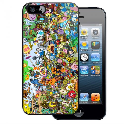 Adventure Time All Characters Art iPhone 4 4S 5 5S 5C 6 6Plus Samsung S4 S5 Case