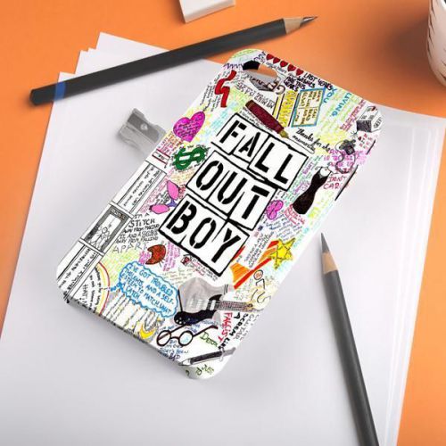 FOB Collage Lyric Fall Out Boy Quote Album iPhone A108 Samsung Galaxy Case