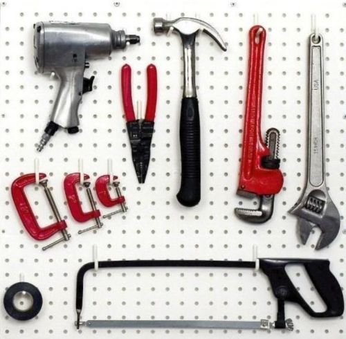 100  peg hooks 1/4&#034; pegboard  tool &amp; craft organizers for sale