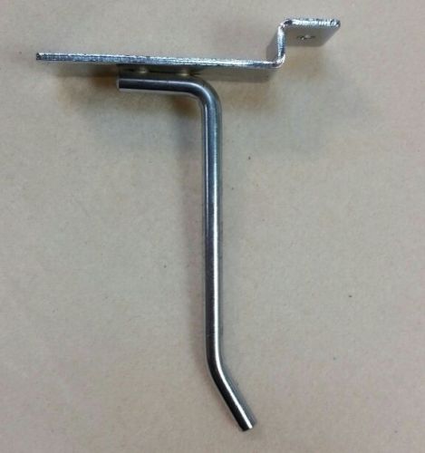 4 inch slat wall hooks 50 count silver tone for sale