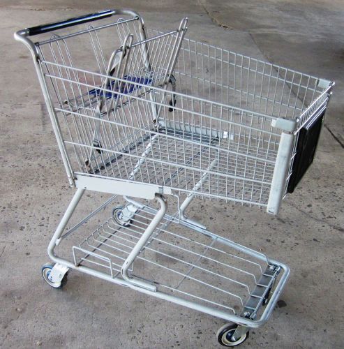 Steel Shopping Cart - Grocery Store Retail Supermarket