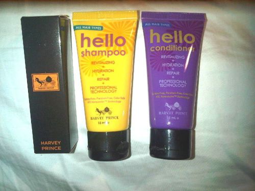 Harvey Prince Perfume HELLO 8.8ml Rollerball + 15ml Trial Shampoo &amp; Conditioner