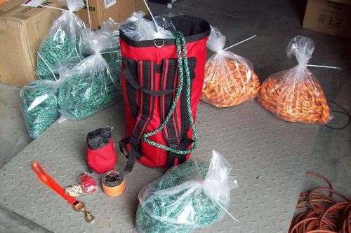 Arborist throw bag kit,throw line&amp;bag,120&#039;climbing rope&amp;bag,saw strap,free ship for sale