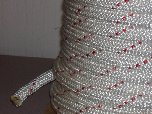 1&#034;x200 feet Double Braid Polyester Rope dock anchor bull tree line