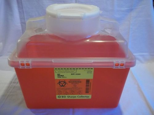Bd sharps collector 14 qt. - lot of 4   ref. # 305464   new for sale