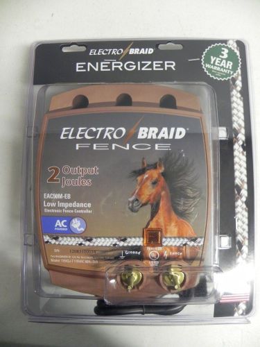 #B1 ElectroBraid EAC50M-EB AC Low Impedance Energizer 25 Miles Electric Fence