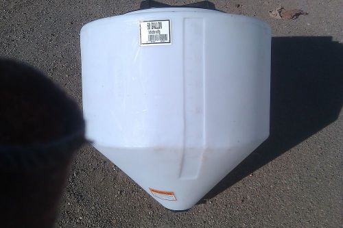 60 gallon cone bottom tank only 31&#034; X 32&#034;  NO STAND Norwesco