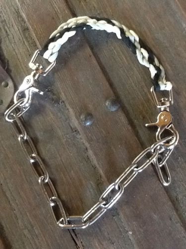 show goat collar Black White And Silver
