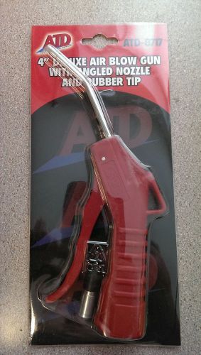 Atd tools 8717 deluxe air blow gun set with 4&#034; angled nozzle and rubber tip for sale