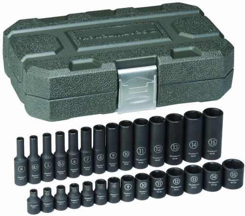 1/4-inch drive impact socket set metric 28-piece 84901 for sale