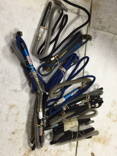 Lot Of 10 Blue Point Pencil Air Grinders For Parts (mm)