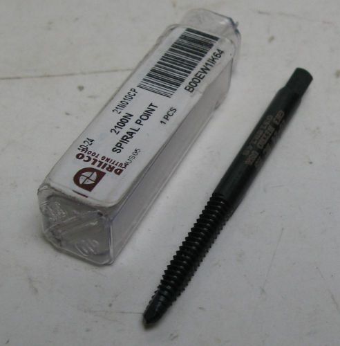 Drillco high speed steel nitro spiral point threading tap 2 flute 21n010cp nnb for sale