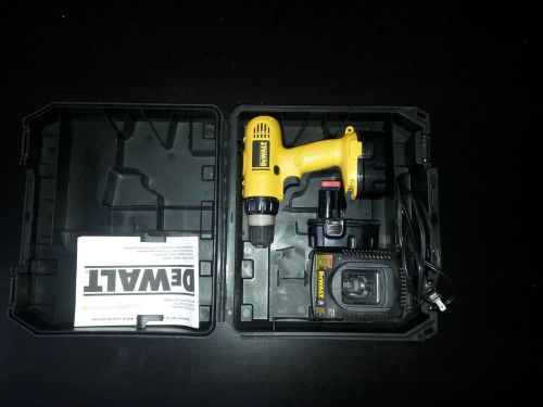 Dewalt 14 volt drill kit. (batteries need rebuilding/replacing)
